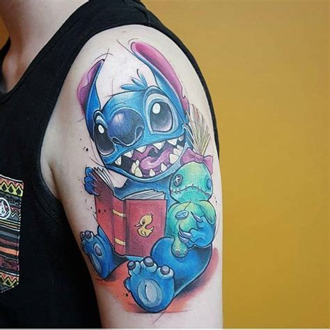 392 Best Stitch Tattoos Images On Pinterest Lilo Stitch
