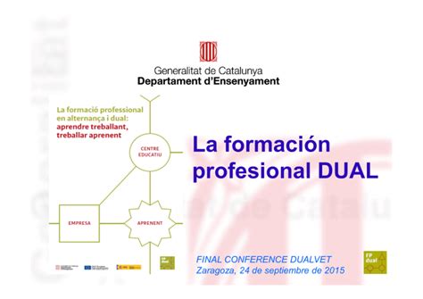 La Formaci N Profesional Dual