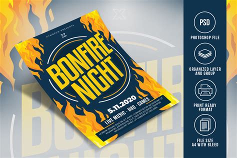 Bonfire Night Flyer