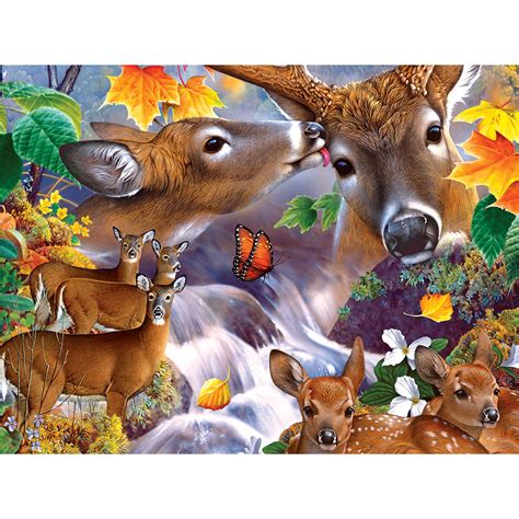 Deer Collage 1000 Piece Jigsaw Puzzle Bits And Pieces