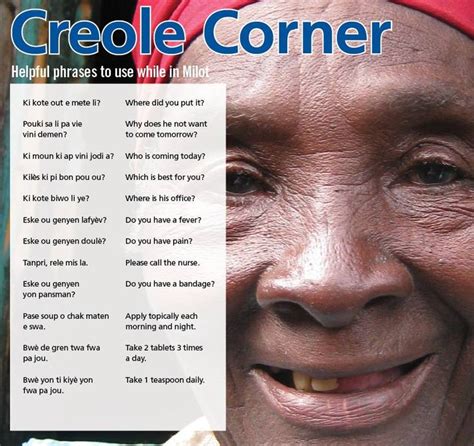 helpful creole phrases to use while you are in milot haiti creole words haiti history creole