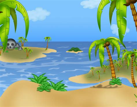 Encuentra y descarga los vectores más populares de fondo playa en freepik gratis para uso comercial imágenes de gran calidad para proyectos creativos. FONDOS PARA FOTOS: Infantil Isla Tropical con Craneo