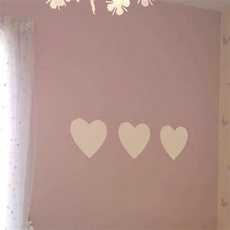Set Of Three Hearts Wall Sticker By Nutmeg Wall Stickers
