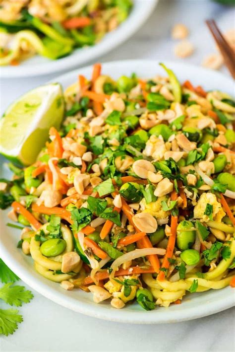 Vegetarian Pad Thai With Zoodles