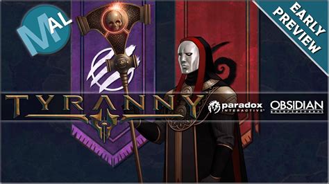 Welcome to my guide to tyranny! TYRANNY | CHARACTER CREATION 'BECOMING MAL EVOLENT' | LET ...