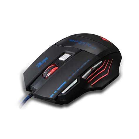 Zelotes 5500 Dpi 7 Button Led Optical Gaming Mouse Mice For Pro Gamer