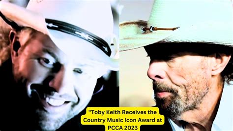 Toby Keith Receives The Country Music Icon Award At Pcca Youtube