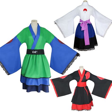 Anime Sasuke Kakashi Cosplay Japanese Kimono For Woman Girls Hinata