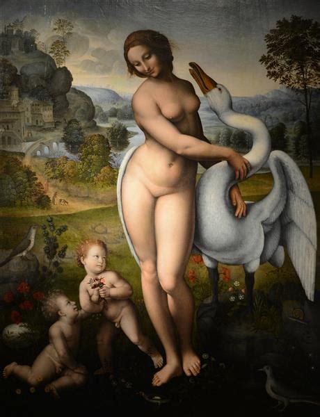 Leda And The Swan Copy Of Leonardo Da Vinci C C Il