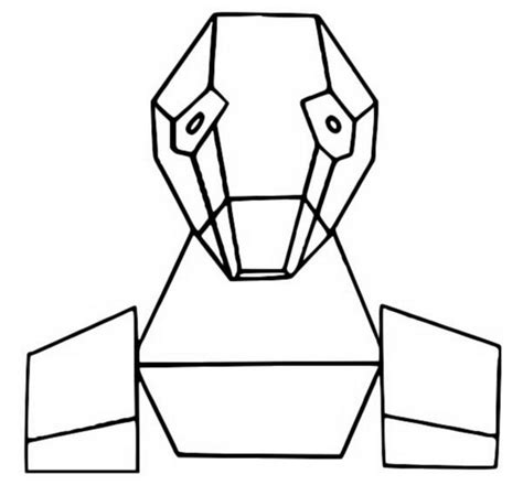 Coloring Pages Pokemon Porygon Drawings Pokemon