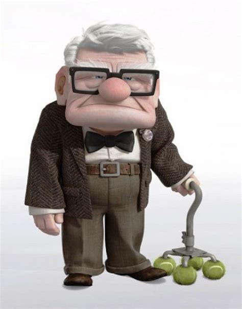 Up Carl Fredricksen Edward Asner Is A 78 Year Old Widower A Retired And Sour Recluse