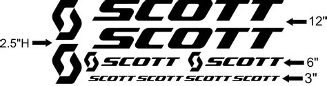 Custom Made Scott Style Bike Frame Decals Stickers Made From Etsy
