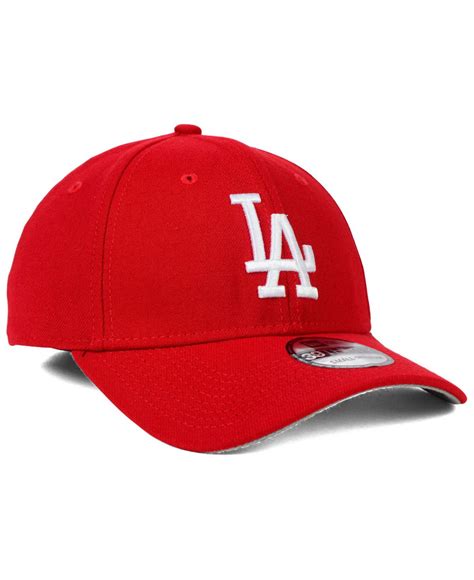 Ktz Los Angeles Dodgers Fashion 39thirty Cap In Red For Men Lyst