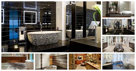 Exotic safari palm leaf leopard print indoor outdoor round rug. How To Incorporate Animal Print In Stunning Bathroom Designs