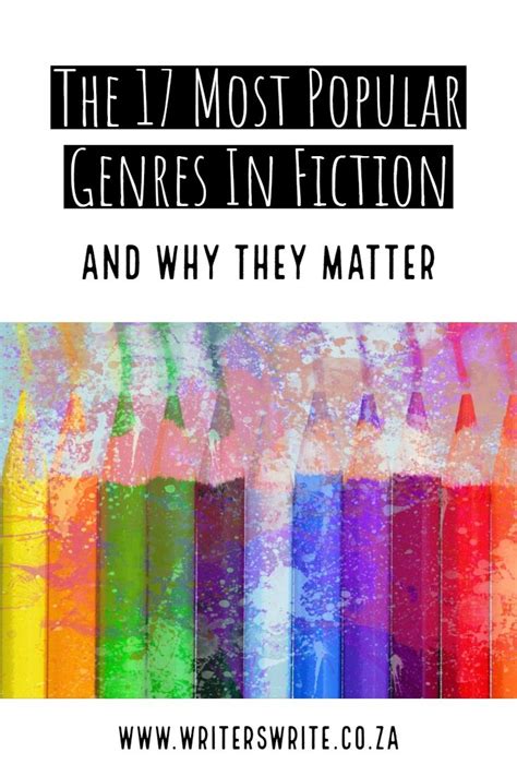 The 17 Most Popular Genres In Fiction And Why They Matter Writing A