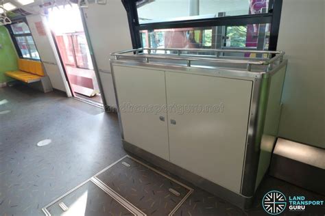 Sentosa Express Monorail Interior With Signalling Equipment Cabinet