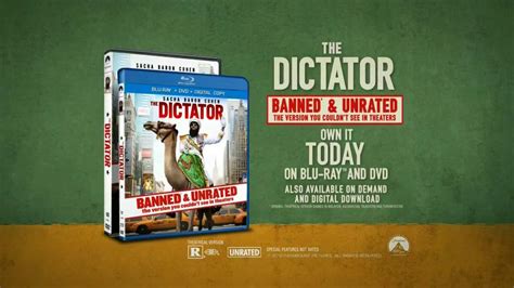 The Dictator Blu Ray And Dvd Tv Commercial First Time Ever Ispottv