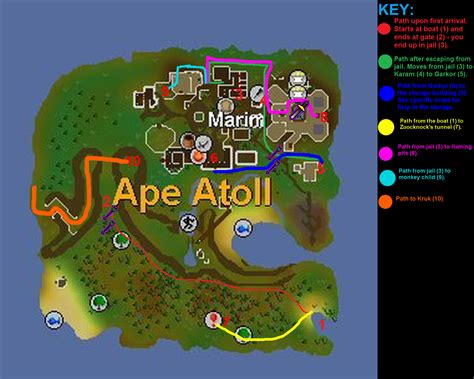 File:Monkey Madness I - Ape Atoll map.png - OSRS Wiki