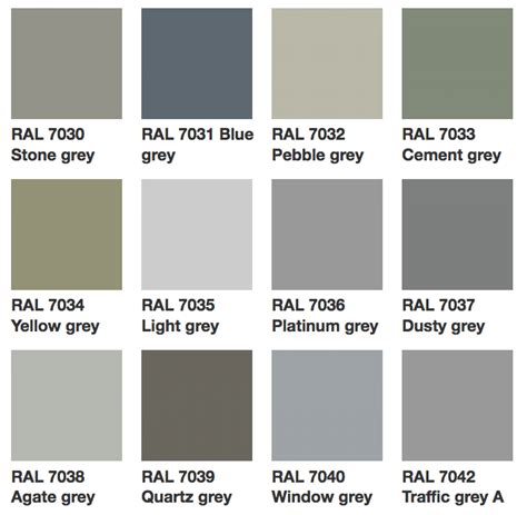 Ral Grey Colour Chart Porn Sex Picture