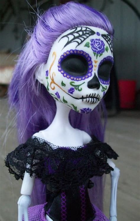 Custom Monster High Spectra Day Of The Dead 2 By Macabredarling On