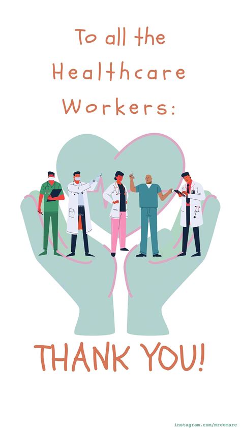 To All The Healthcare Workers Postcard Etsy Healthcare Quotes