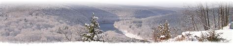 Winter Delaware River Delaware Highlands Conservancy