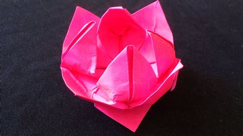 Cara membuat origami bunga lily kertas / how to make origami lily paper flowers ☆ in this tutorial video will show you how. Cara Membuat Origami Bunga Teratai | Origami Bunga dan ...