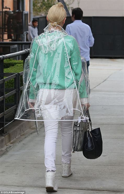 Rose Mcgowan Steps Out In Los Angeles Wearing A Futuristic Plastic Cape