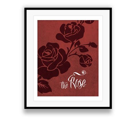 It's the heart afraid of breaking that never learns to. The Rose, Bette Midler - Song Lyric Art Print, music quote ...