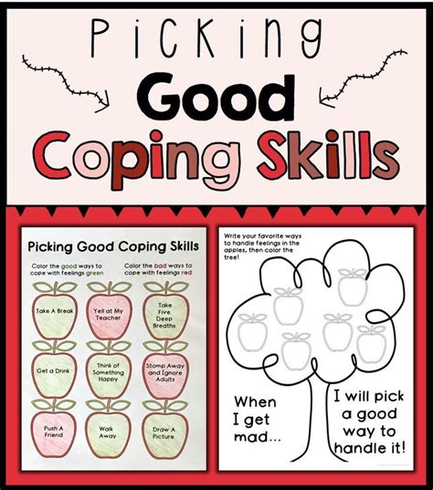 Coping Skills Worksheets For Anger Management And Self Regulation Lessons