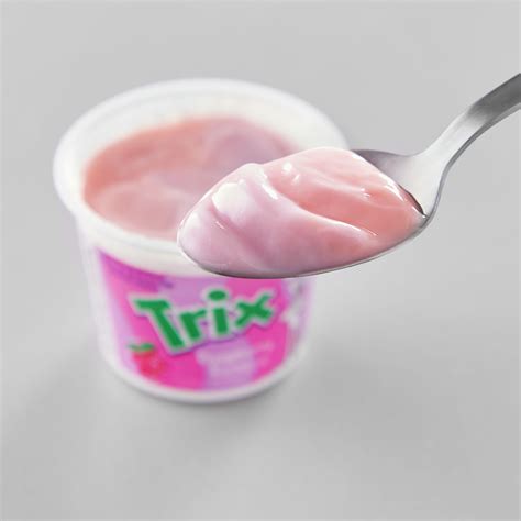 Yoplait Trix Gluten Free Yogurt Single Serve Cup Raspberry Rainbow My