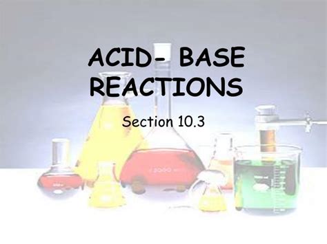 Ppt Acid Base Reactions Powerpoint Presentation Free Download Id