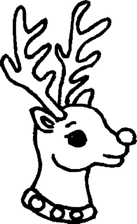 Christmas Reindeer Coloring Pages