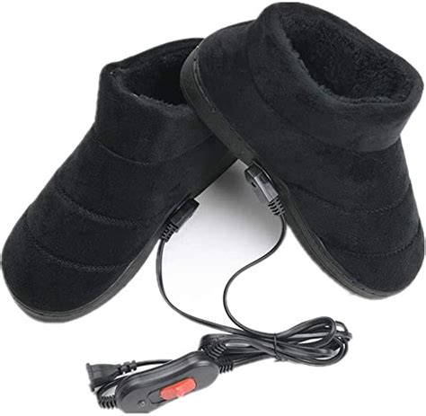 Heated Slippers Usb Shoe Foot Warmer Plug Electric Heating Shoes Feet