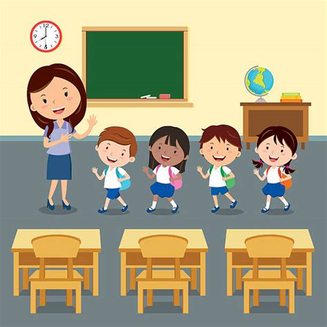 Preschool Classroom Illustrations Royalty Free Vector Graphics And Clip