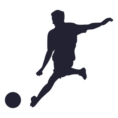 Soccer Shooting Silhouette Transparent Png And Svg Vector File