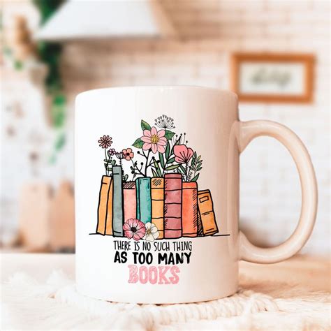 book lover mug no such thing as too many books medan mug couple cute coffee mugs coffee cup