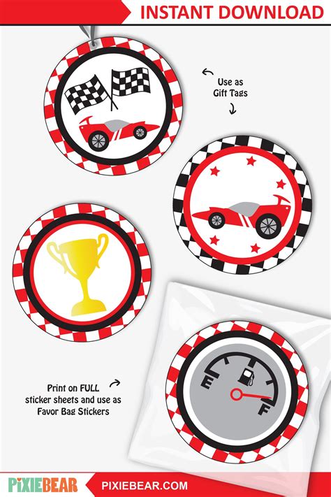 Race Car Cupcake Toppers Race Car Party Race Car Birthday | Etsy | Race 