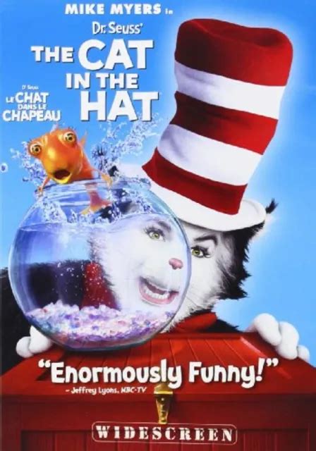 DR SEUSS THE Cat In The Hat Widescreen Edition On DVD With Mike Myers