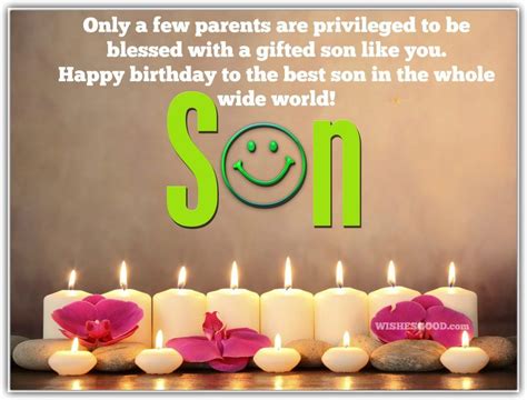 Happy birthday texts for son. Happy Birthday Son Wishes | Birthday wishes for son, Happy ...