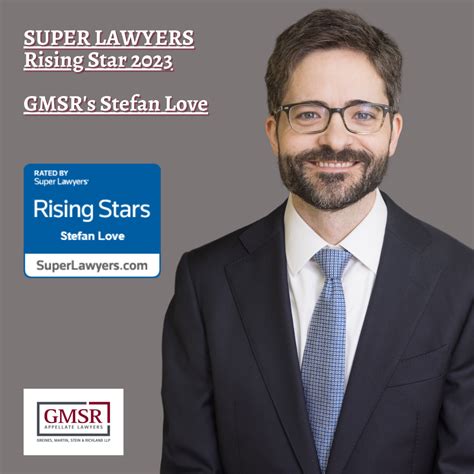 Love Super Lawyers Rising Star 2023 Gmsr Appellate Lawyers Los