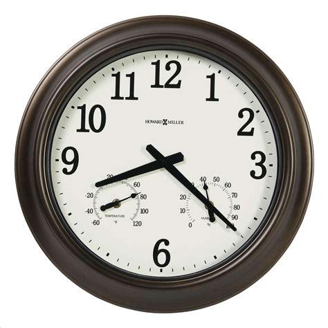 Howard Miller Bayshore Outdoor Wall Clock 625675