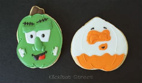 Silly Pumpkin Faces With Royal Icing Transfers Silly Pumpkin Faces