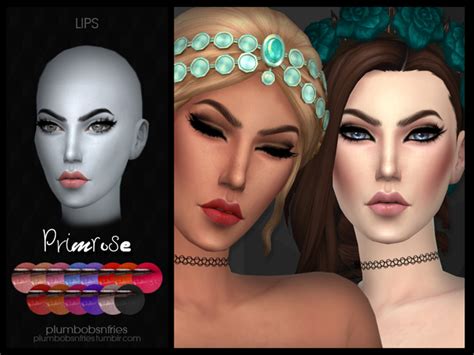 Pnf Primrose Lips By Plumbobs N Fries At Tsr Sims 4 Updates