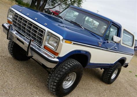 Rare 1978 Ford Bronco Ranger Xlt Edition 4x4 351 V8 Classic Ford