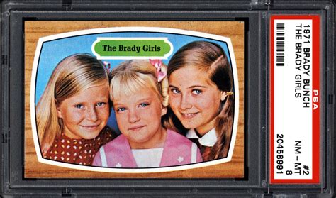 1971 Brady Bunch The Brady Girls Psa Cardfacts®