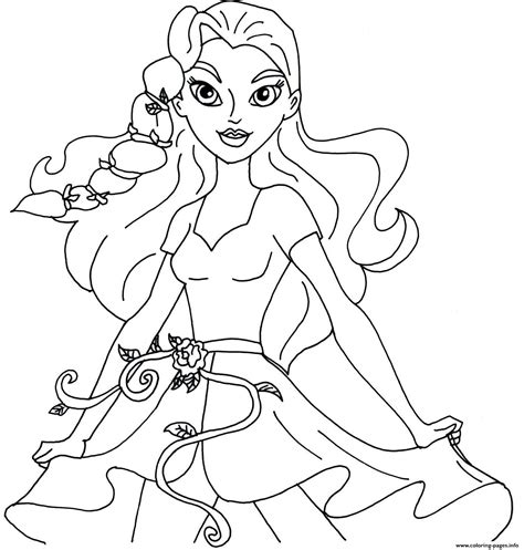 18 Poison Ivy Coloring Pages Free Free Printable Coloring Pages