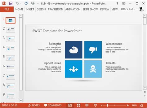 Swot Analyse Vorlage Powerpoint Genial How To Create A Swot Analysis