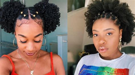 Like the more glam hairstyles? Rubberband Hairstyles for Natural Hair - YouTube