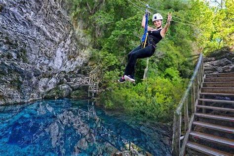 Ziplining In Punta Cana Dominican Republic Ziplining Blue Hole